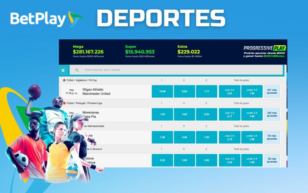 BetPlay Colombia Deportes revise
