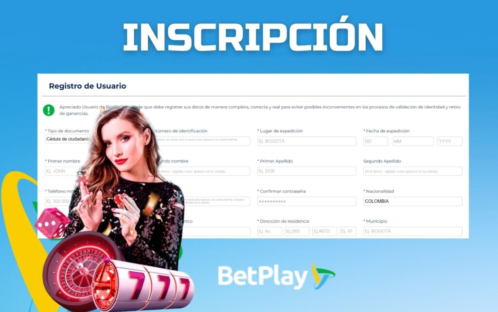 Betplay Colombia Inscripción
