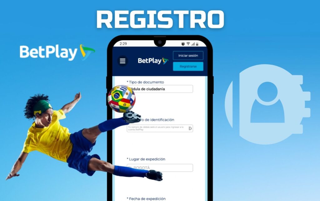 Betplay Colombia Proceso de registro en la aplicación BetPlay