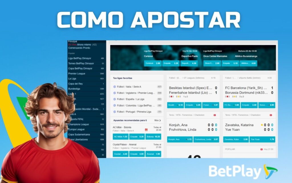 Betplay Colombia ¿Cómo apostar en deportes en BetPlay?