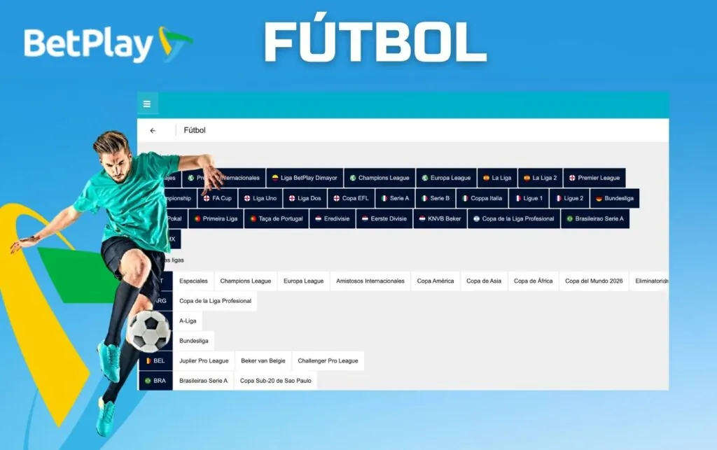 BetPlay Colombia fútbol revise