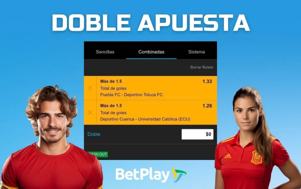Betplay Colombia Doble apuesta