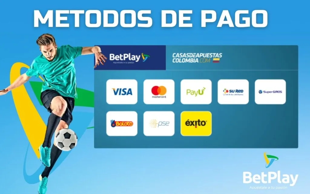 Betplay Colombia Métodos de pago en App BetPlay
